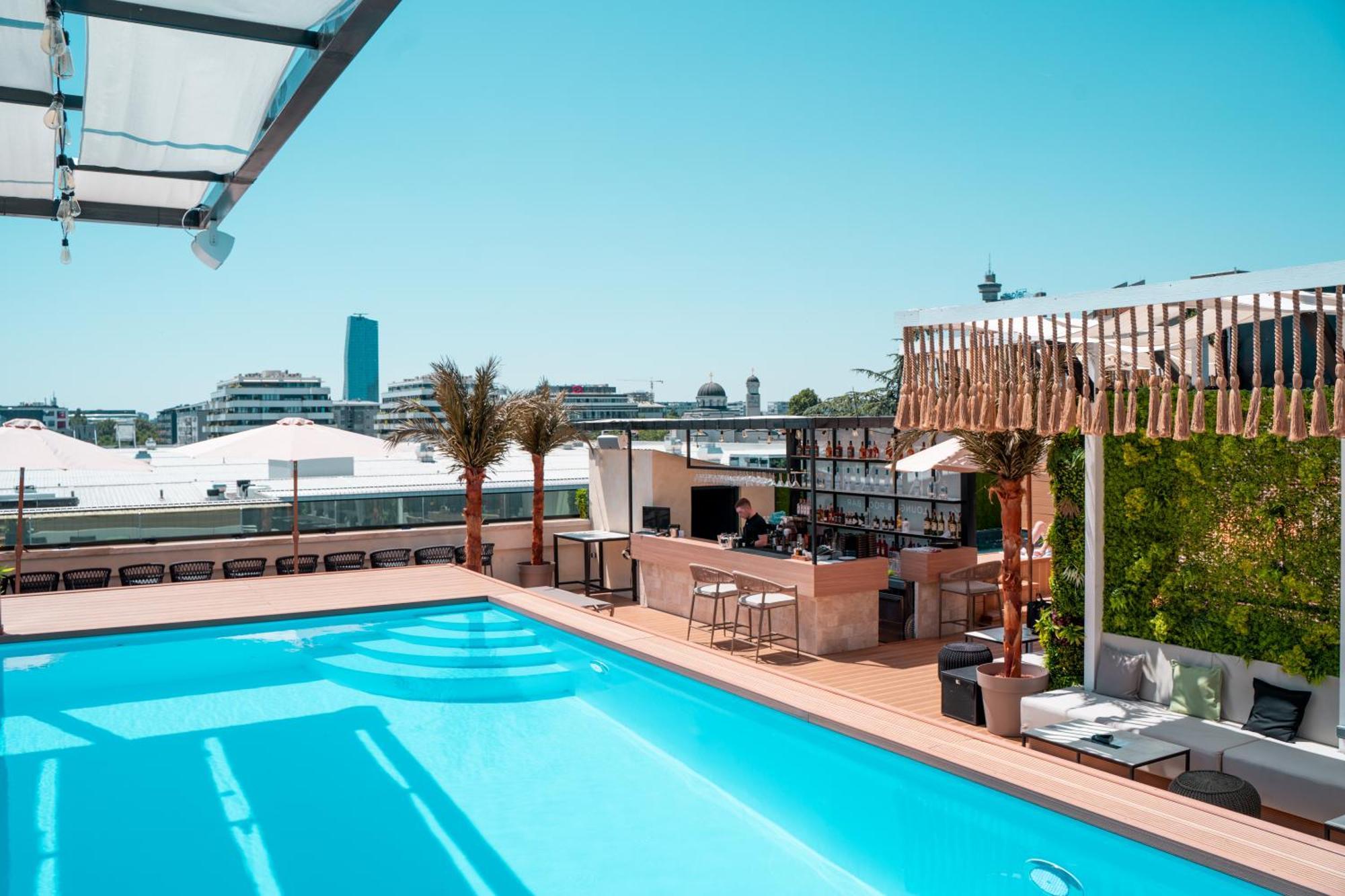 Avangarda Suites Belgrado Buitenkant foto